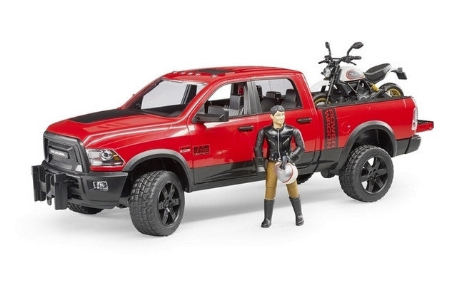 RAM 2500 Power Wagon w/Ducati Desert Sled Bruder Toys BRU02502