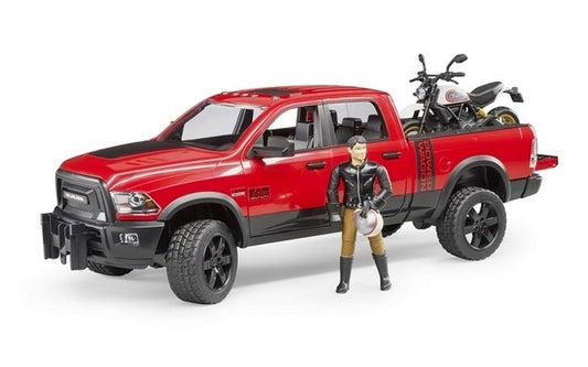 RAM 2500 Power Wagon w/Ducati Desert Sled Bruder Toys BRU02502