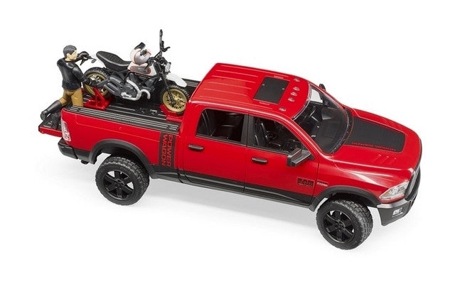 RAM 2500 Power Wagon w/Ducati Desert Sled Bruder Toys BRU02502