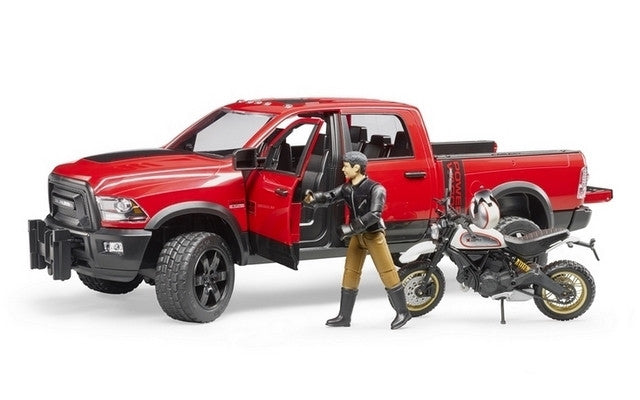RAM 2500 Power Wagon w/Ducati Desert Sled Bruder Toys BRU02502