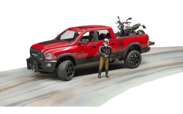 RAM 2500 Power Wagon w/Ducati Desert Sled Bruder Toys BRU02502