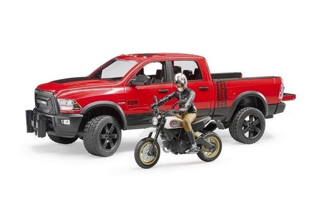 RAM 2500 Power Wagon w/Ducati Desert Sled Bruder Toys BRU02502