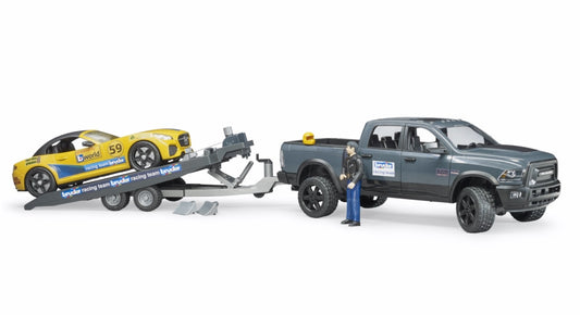 RAM 2500 Power Wagon w/Roadster and trailer Bruder Toys BRU02504
