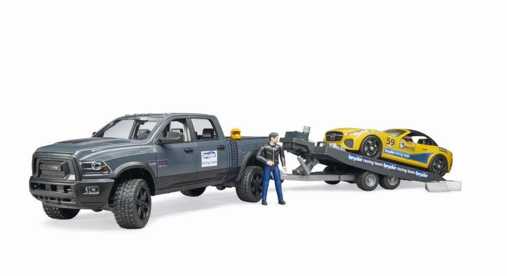 RAM 2500 Power Wagon w/Roadster and trailer Bruder Toys BRU02504