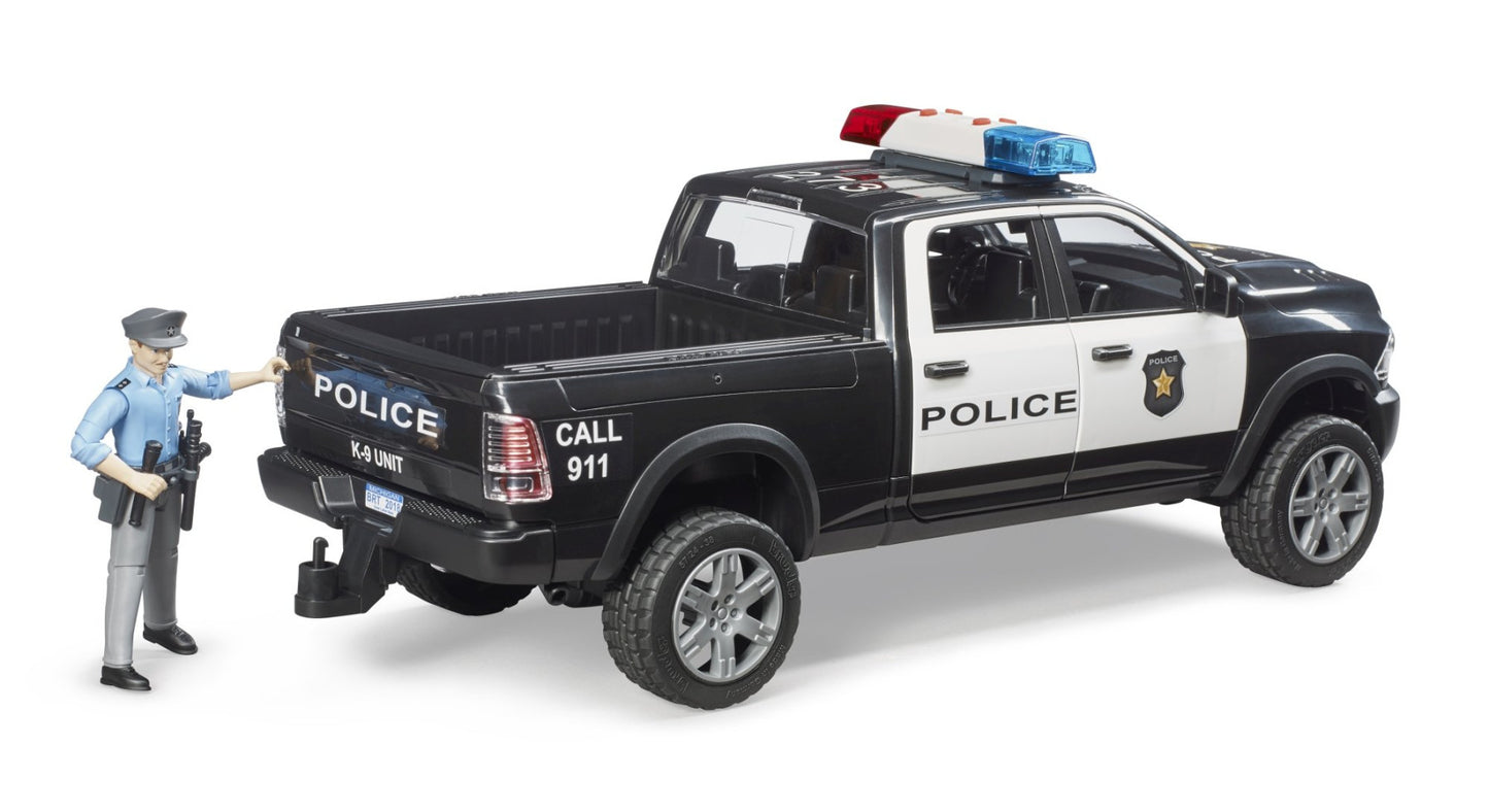 RAM 2500 Police truck w/policeman and accessories Bruder Toys BRU02505