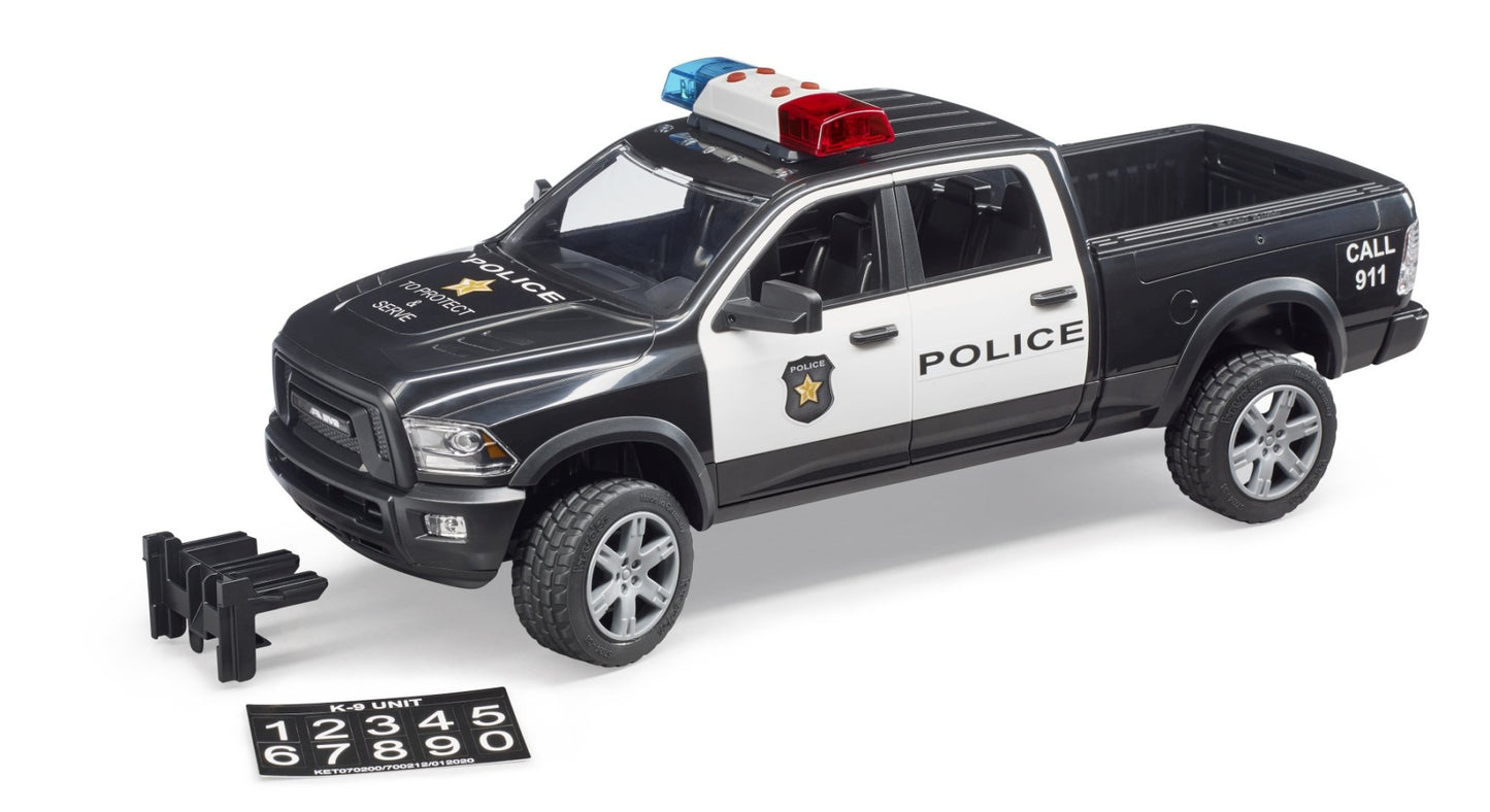 RAM 2500 Police truck w/policeman and accessories Bruder Toys BRU02505