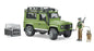 Land Rover Defender with forest ranger & dog Bruder Toys BRU02587