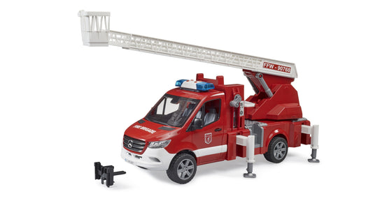 MB Sprinter Fire Engine w/ladder, Waterpump & L+S Bruder Toys BRU02673