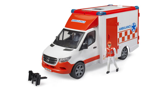MB Sprinter Ambulance with driver and L+S Module Bruder Toys BRU02676