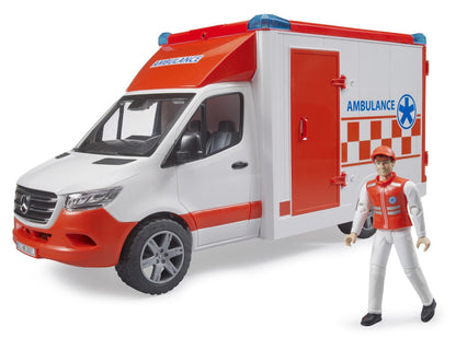 MB Sprinter Ambulance with driver and L+S Module Bruder Toys BRU02676