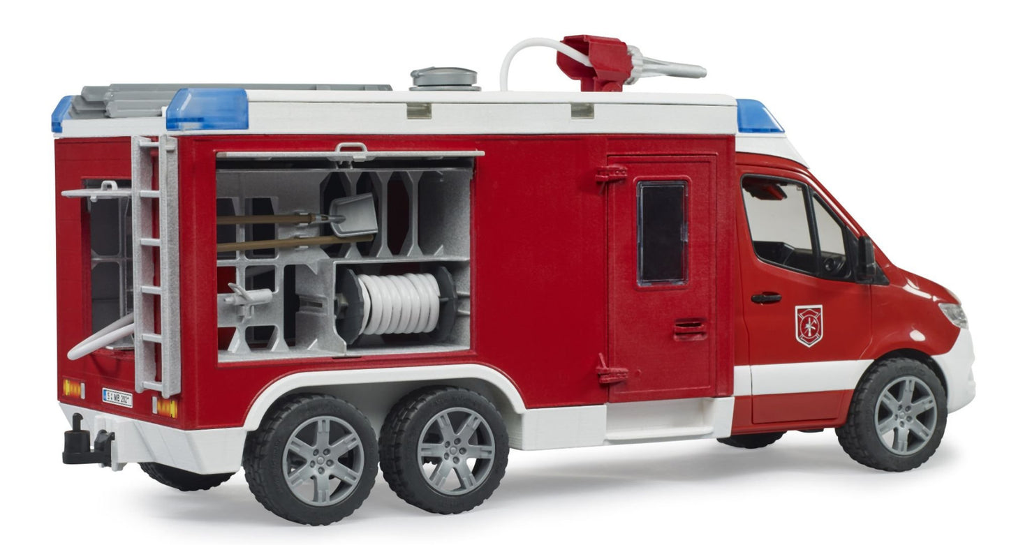 MB Sprinter Fire engine with Light + Sound Module Bruder Toys BRU02680
