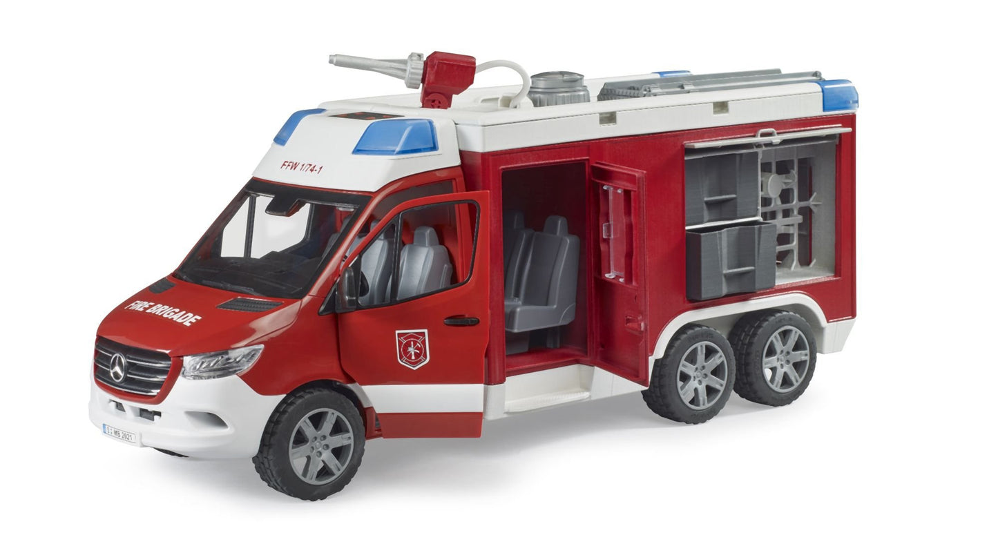 MB Sprinter Fire engine with Light + Sound Module Bruder Toys BRU02680