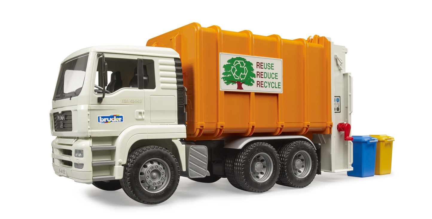 MAN TGA Rear loading garbage truck Bruder Toys BRU02772
