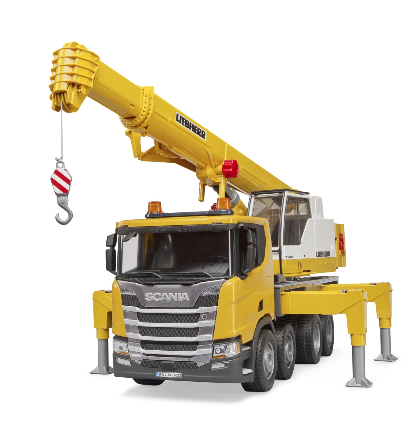 Scania Super 560R Liebherr Crane truck w/LS Modul Bruder Toys BRU03571