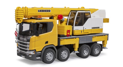 Scania Super 560R Liebherr Crane truck w/LS Modul Bruder Toys BRU03571