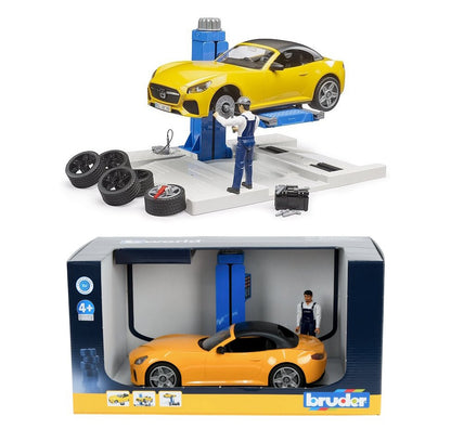 Bworld Car Service Centre & BRUDER Roadster Bruder Toys BRU62112