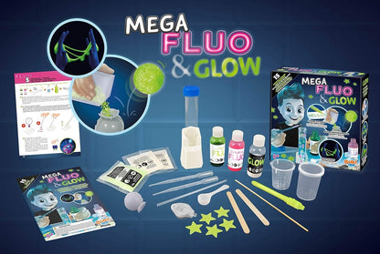 MEGA GLOW & FLUO 15 ACTIVITIES BUKI BUK2162