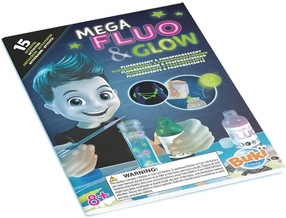 MEGA GLOW & FLUO 15 ACTIVITIES BUKI BUK2162