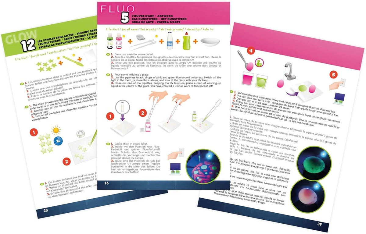 MEGA GLOW & FLUO 15 ACTIVITIES BUKI BUK2162