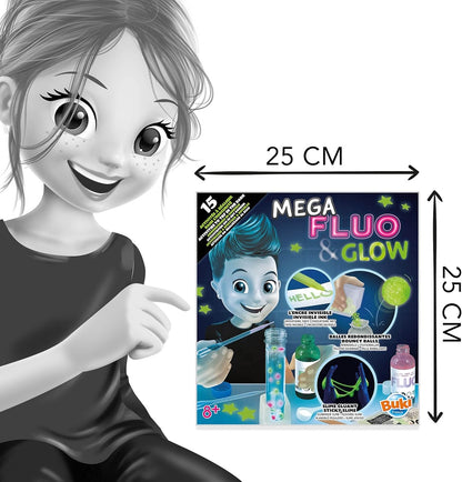 MEGA GLOW & FLUO 15 ACTIVITIES BUKI BUK2162