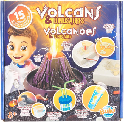VOLCANOES AND DINOSAURS 15 EXPERIMENTS BUKI BUK2224