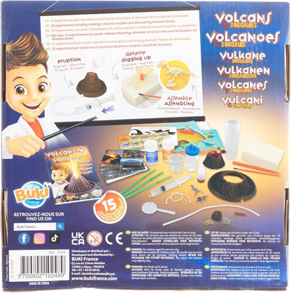 VOLCANOES AND DINOSAURS 15 EXPERIMENTS BUKI BUK2224