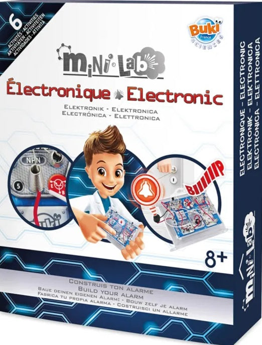MINI LAB ELECTRONIC 6 ACTIVITIES BUKI BUK3008