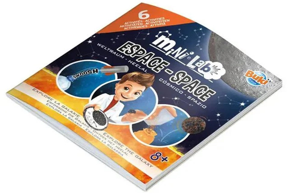 MINI LAB SPACE 6 ACTIVITIES EXPLORE THE GALAXIES BUKI BUK3014