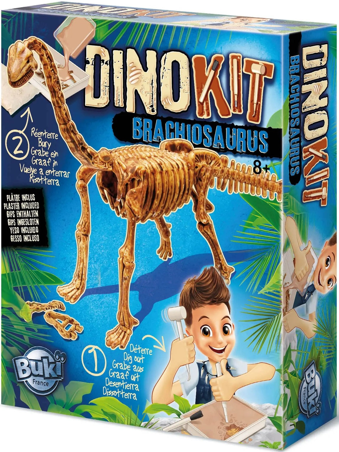 DINO KIT BRACHIOSAURUS PLASTER INCLUDED BUKI BUK439BRA