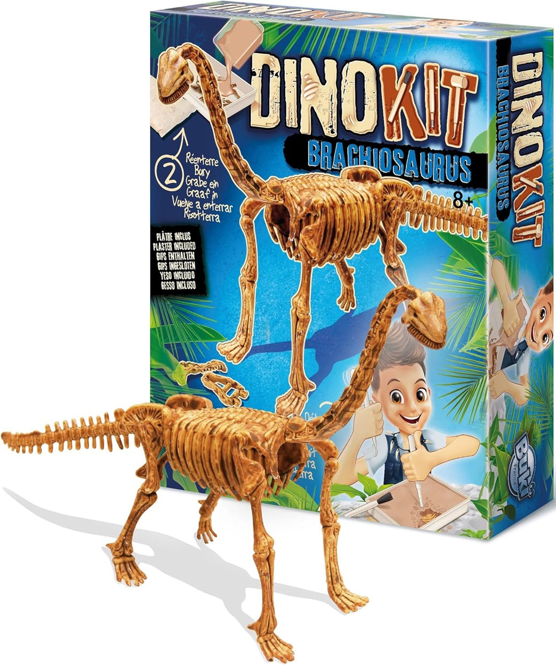 Dustersaurus Kit DINO KIT BRACHIOSAURUS PLASTER INCLUDED BUKI BUK439BRA – The Aviation Shop