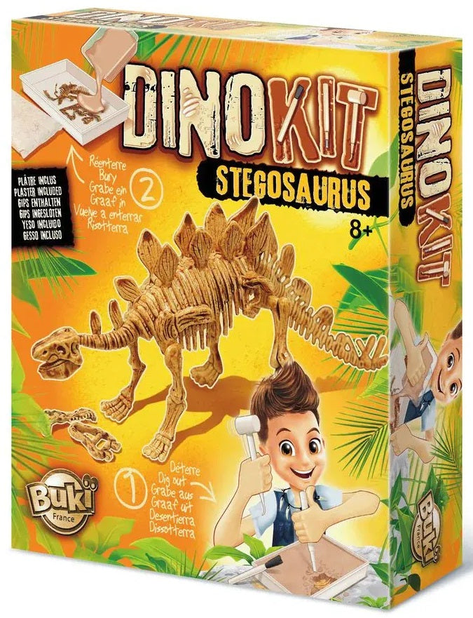 DINO KIT STEGOSAURUS INCL PLASTER BUKI BUK439STE