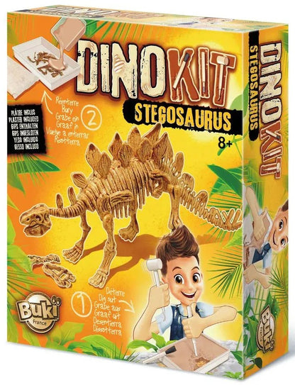 DINO KIT STEGOSAURUS INCL PLASTER BUKI BUK439STE