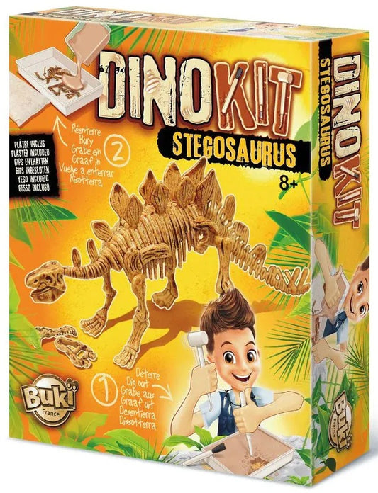 DINO KIT STEGOSAURUS INCL PLASTER BUKI BUK439STE