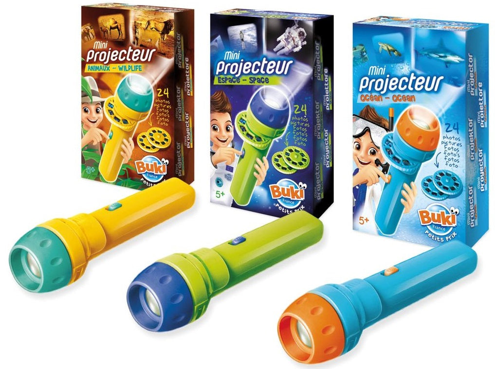 MINI PROJECTORS OCEAN/WILDLIFE/SPACE/ 18 PER DISPLAY BUKI BUK6302