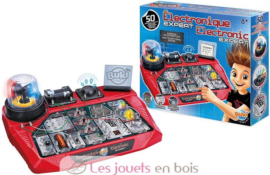 ELECTRONICS EXPERT 50 CIRCUITS 21 COMPONENTS BUKI BUK7160