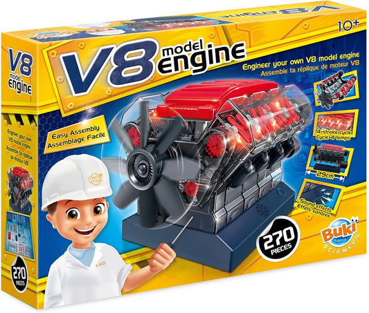V8 ENGINE WITH LIGHT AND SOUND EFFECT 270 PARTS BUKI BUK7161