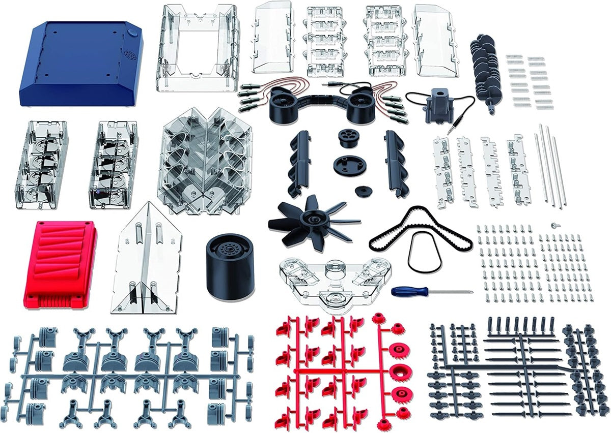 V8 ENGINE WITH LIGHT AND SOUND EFFECT 270 PARTS BUKI BUK7161