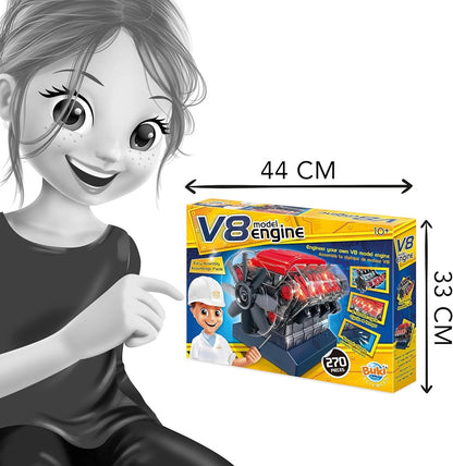 V8 ENGINE WITH LIGHT AND SOUND EFFECT 270 PARTS BUKI BUK7161