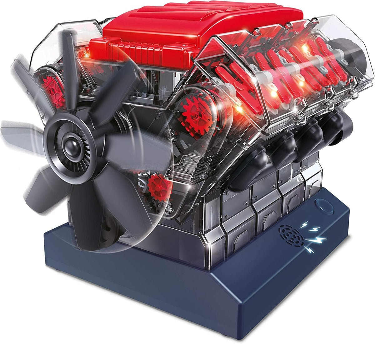 V8 ENGINE WITH LIGHT AND SOUND EFFECT 270 PARTS BUKI BUK7161
