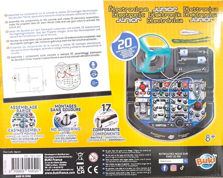 JUNIOR ELECTRONICS 20 ASSEMBLIES BUKI BUK7162