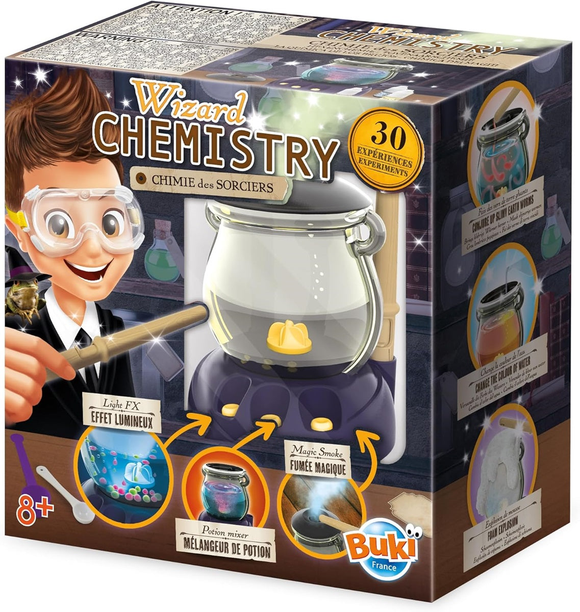WIZARD CHEMISTRY 30  EXPERIMENTS BUKI BUK8366