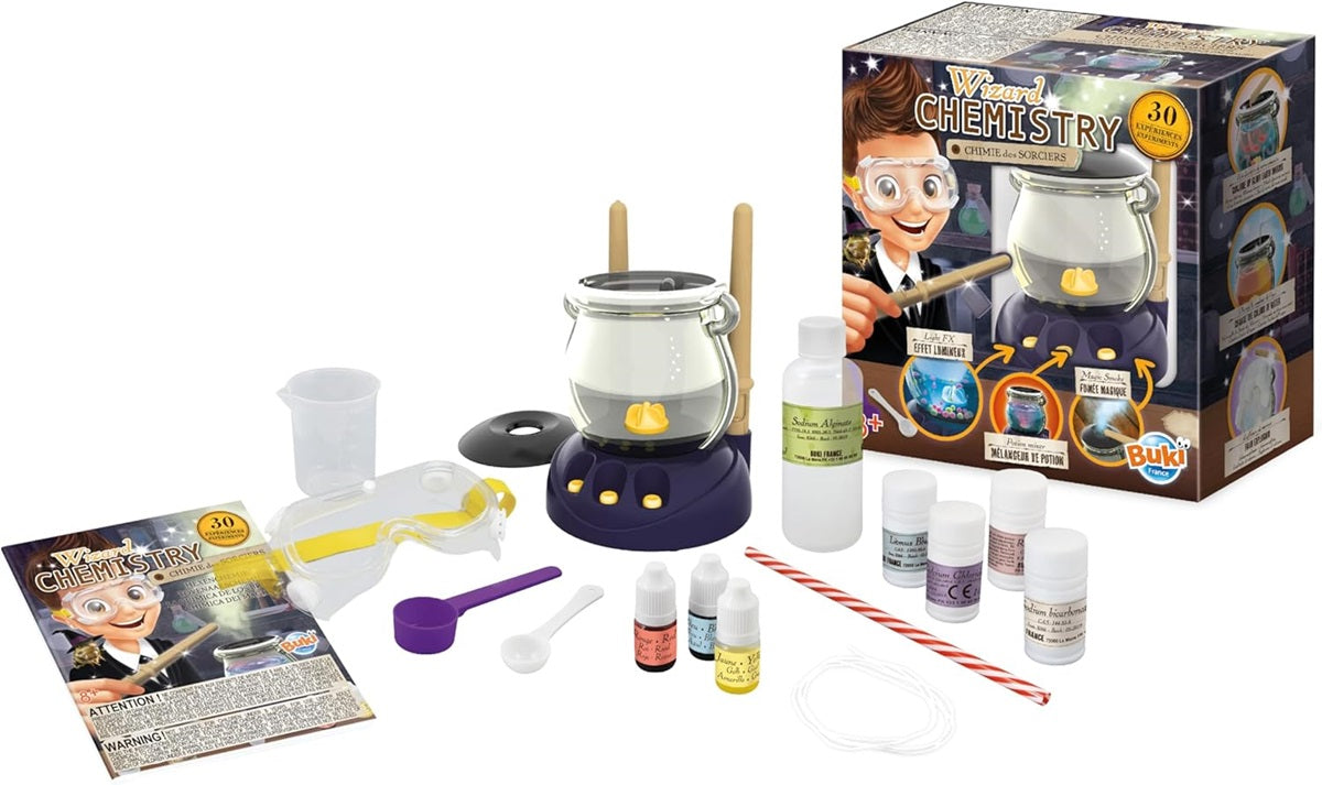 WIZARD CHEMISTRY 30  EXPERIMENTS BUKI BUK8366