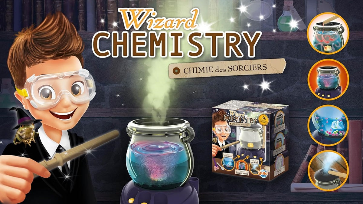 WIZARD CHEMISTRY 30  EXPERIMENTS BUKI BUK8366