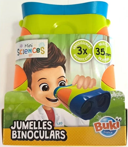 MINI SCIENCES - BINOCULARS 3X MAGNIFICATION TO OBSERVE BUKI BUK9001