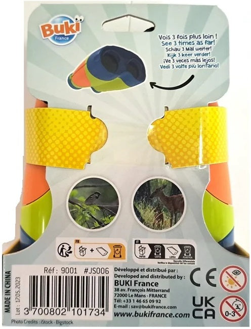 MINI SCIENCES - BINOCULARS 3X MAGNIFICATION TO OBSERVE BUKI BUK9001