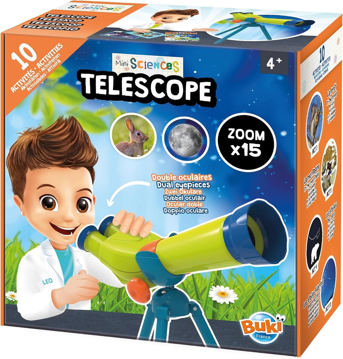 MINI SCIENCES - TELESCOPE X15 MAGNIFICATION BUKI BUK9004