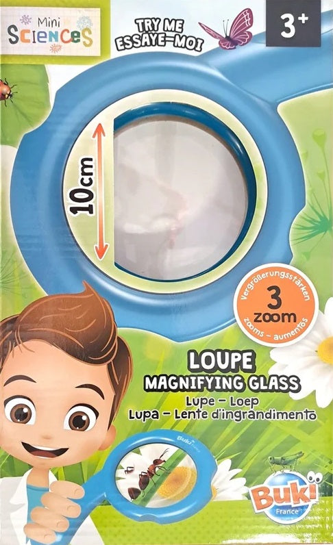 MINI SCIENCES - MAGNIFYING GLASS 3 X ZOOM BUKI BUK9007