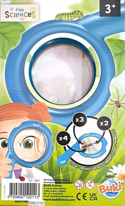 MINI SCIENCES - MAGNIFYING GLASS 3 X ZOOM BUKI BUK9007