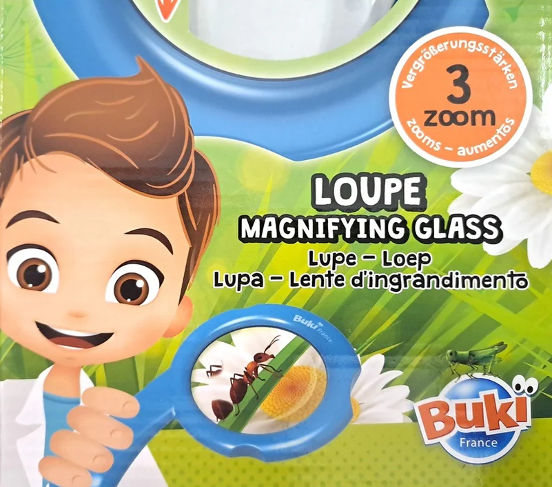 MINI SCIENCES - MAGNIFYING GLASS 3 X ZOOM BUKI BUK9007