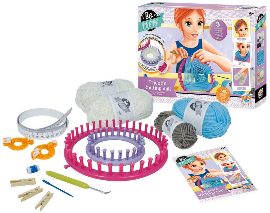 KNITTING LOOM 2 NUMBERED KNITTING MILLS 3 PROJECTS BUKI BUKBE005